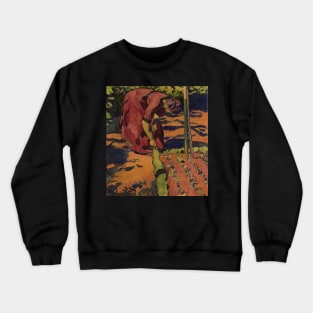 frau im garten 1911 - Cuno Amiet Crewneck Sweatshirt